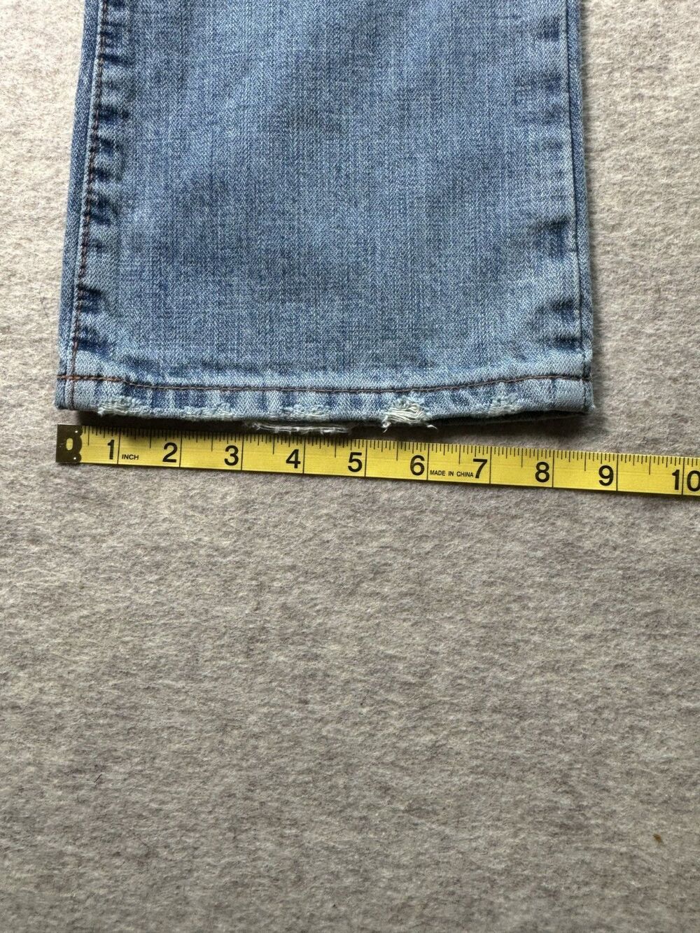 Wrangler Vintage Pink Label Bootcut Jeans Women 7/8x32 Med Wash 100% Cotton Y2K - Picture 12 of 12